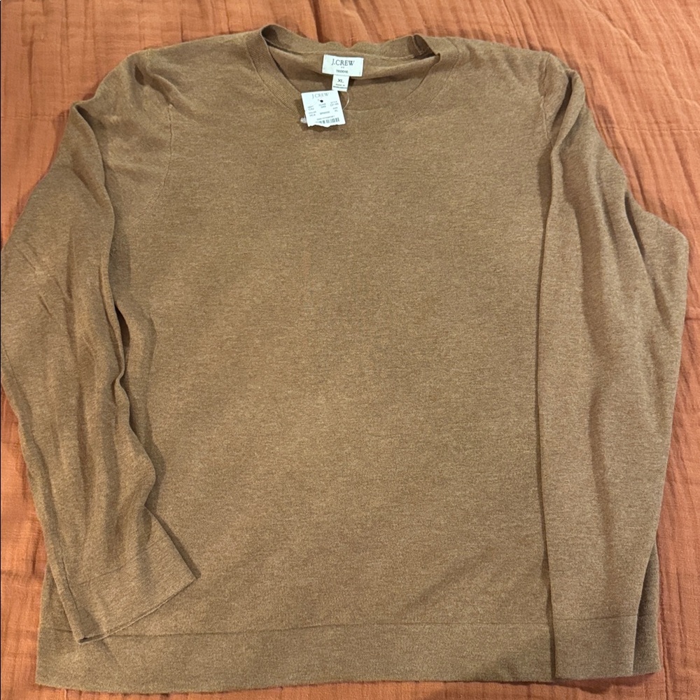 J.Crew Tan Long Sleeve Light Sweater